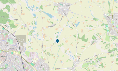 Kortudsnit af Kirkestien mellem Stenløse og Søsum